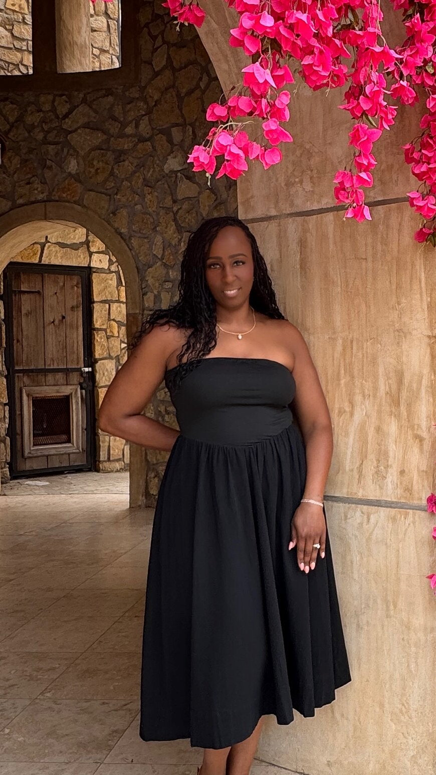 Maxi Dresses Black Summer Dress Midi Odsufo Womens Summer Dresses